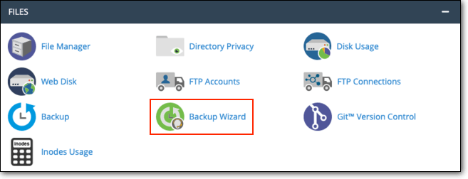 find-backup-wizard-in-cpanel