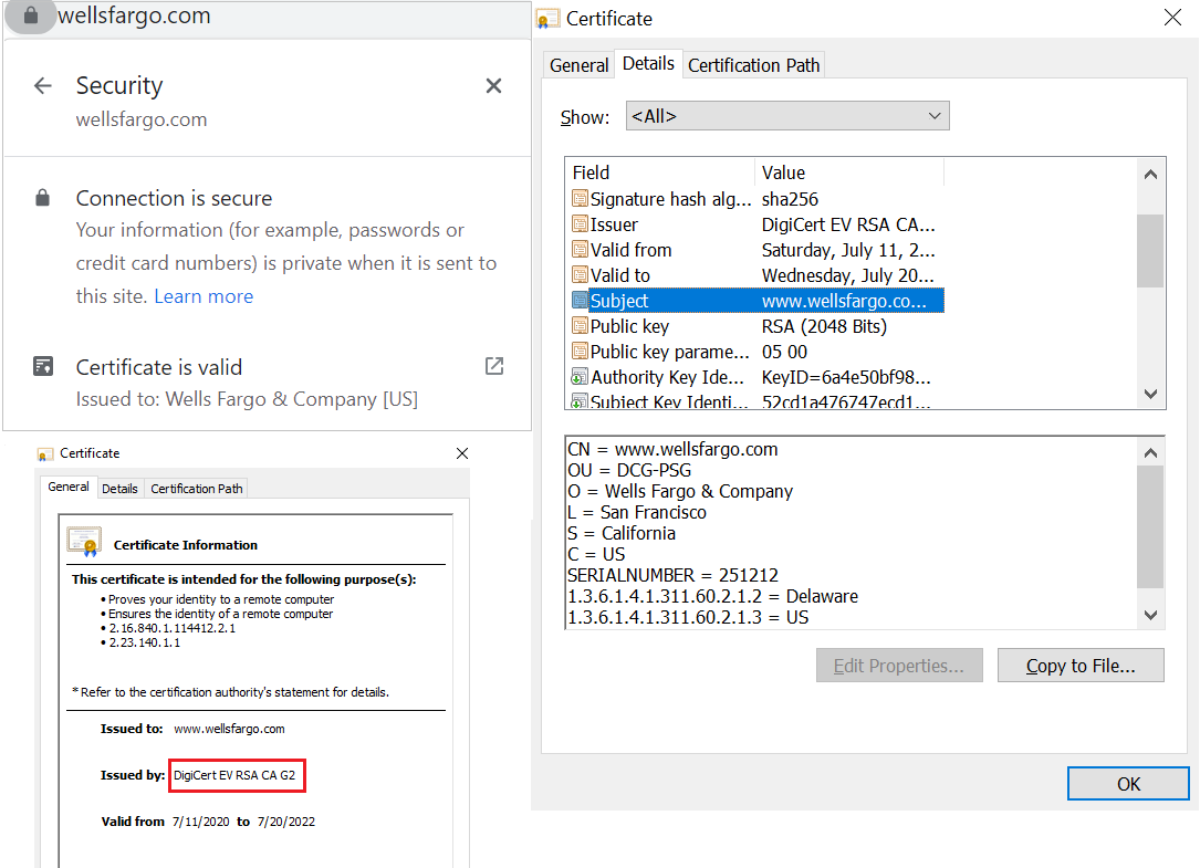 extended validation certificate example